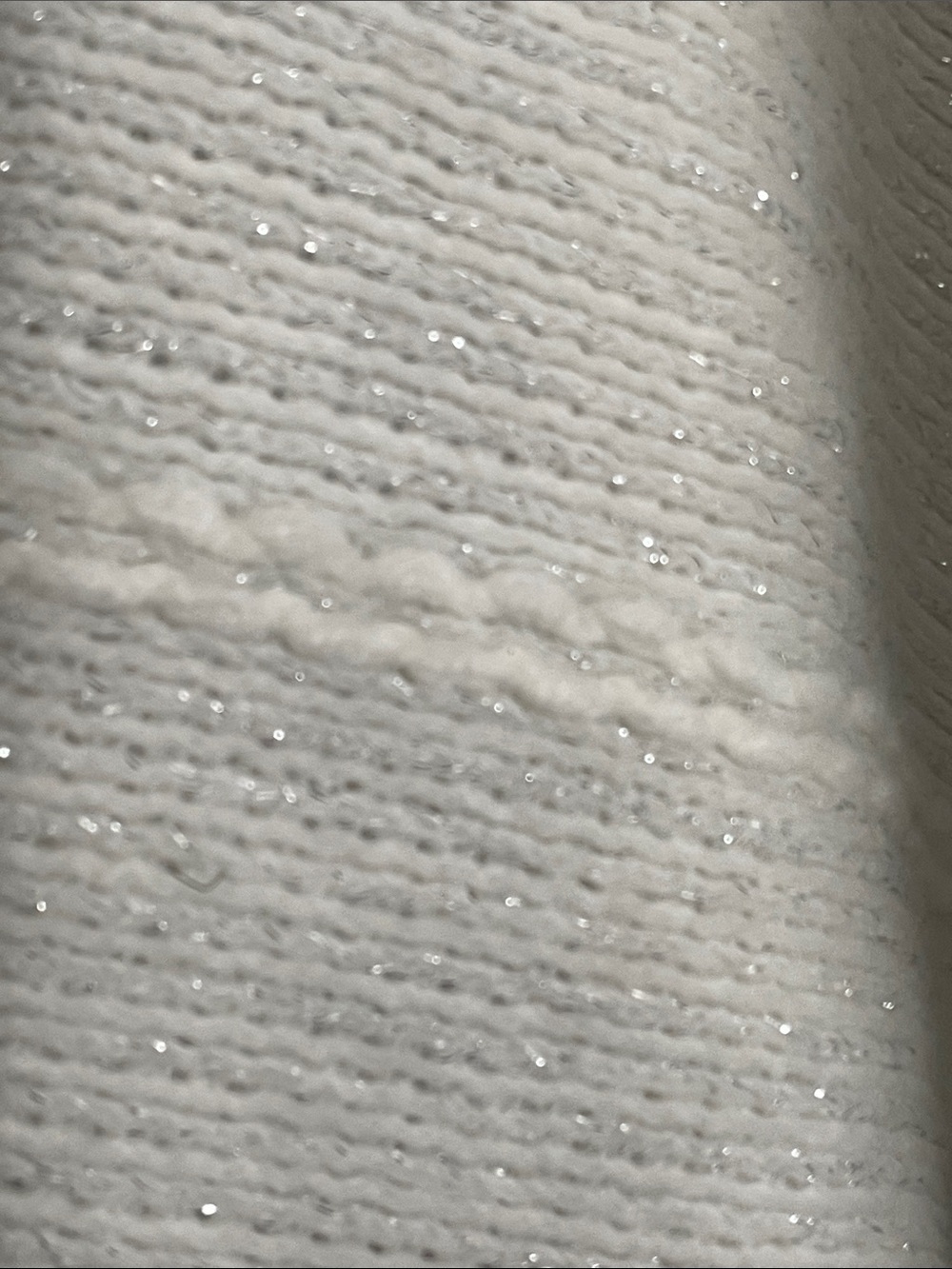 Cream Open-Front Knit  Shawl - Picture 2 of 5